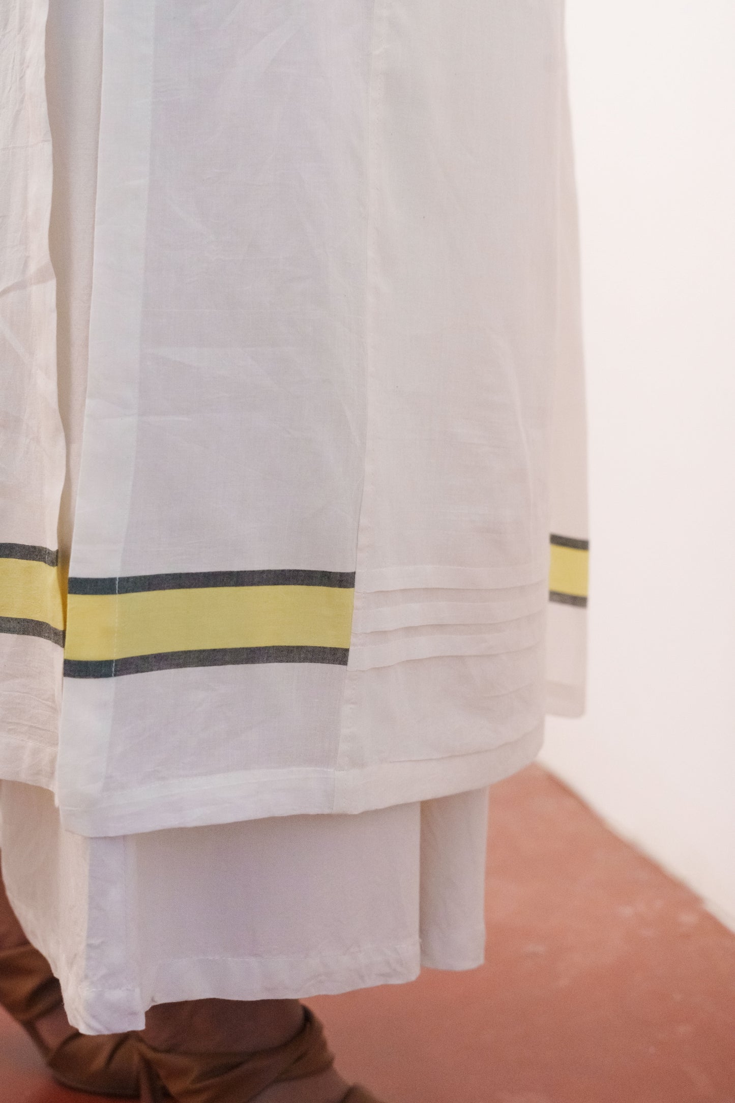 Yellow Striped Colene Tunic