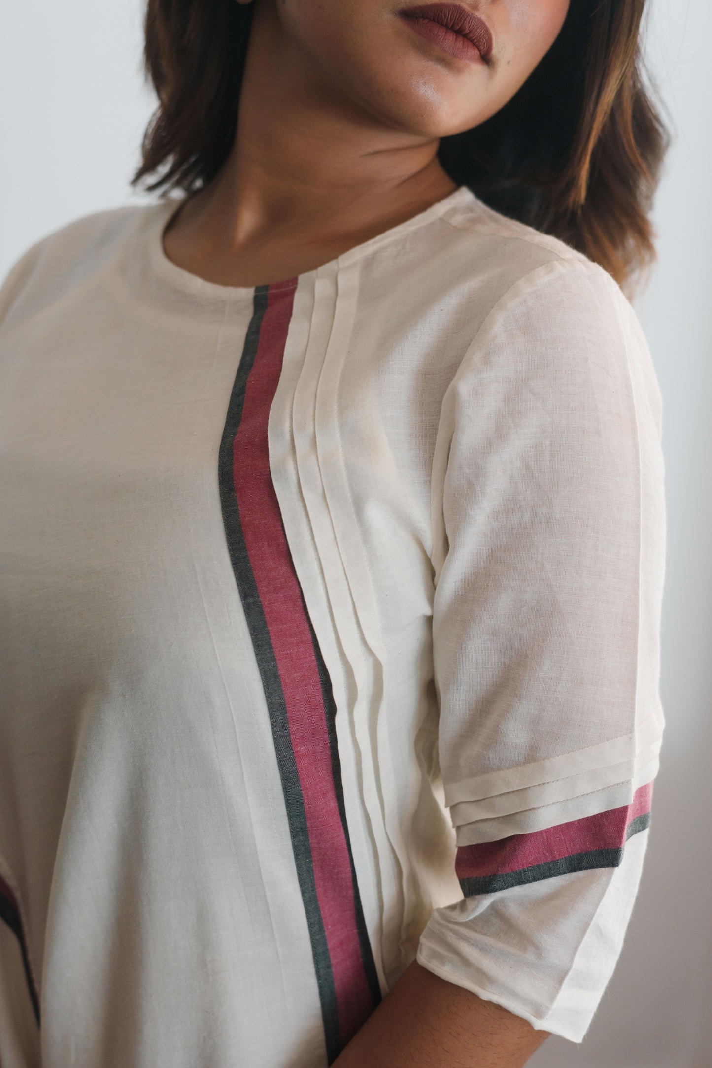 Red Striped Nora Dress