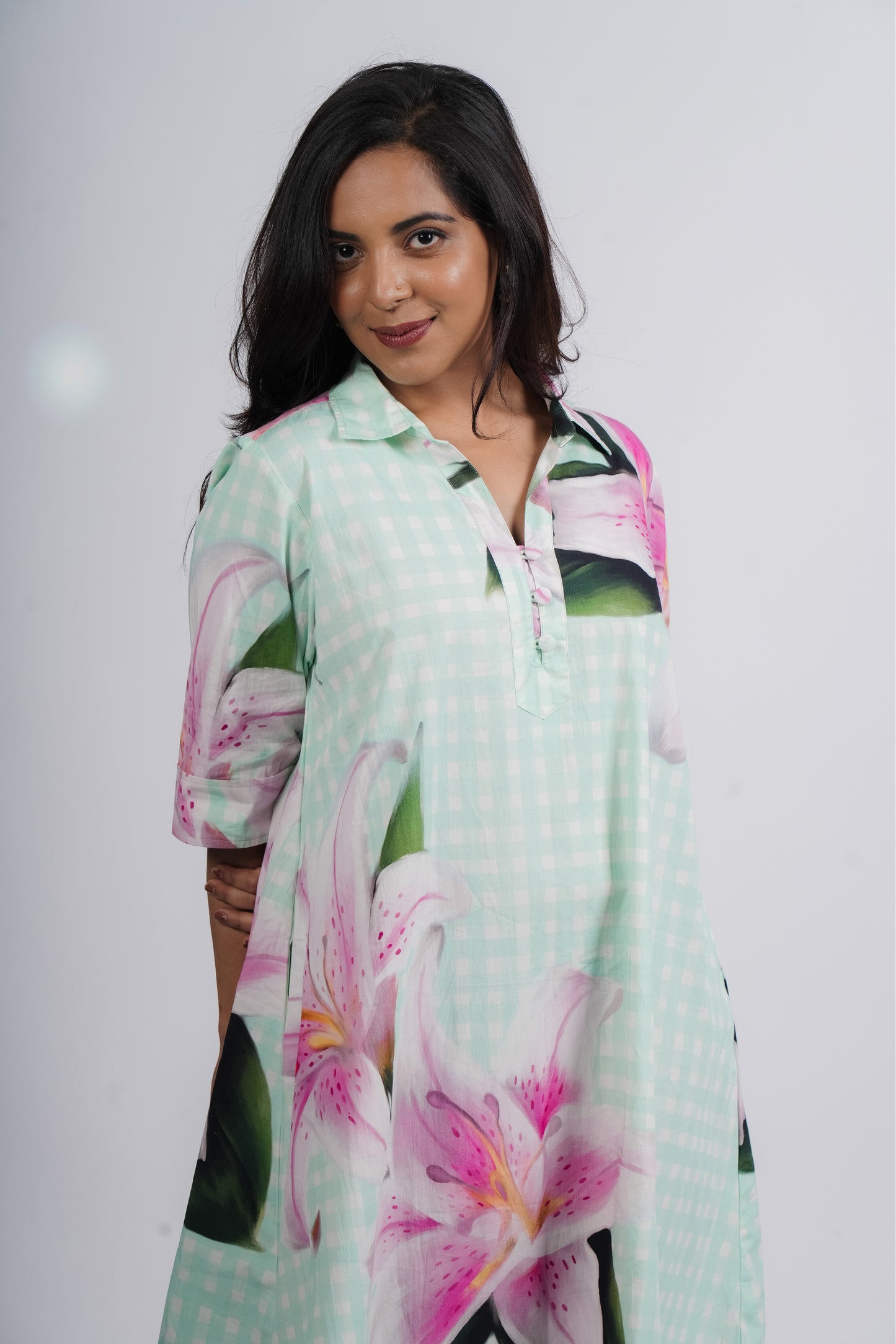 Dany Dress- Mint Print