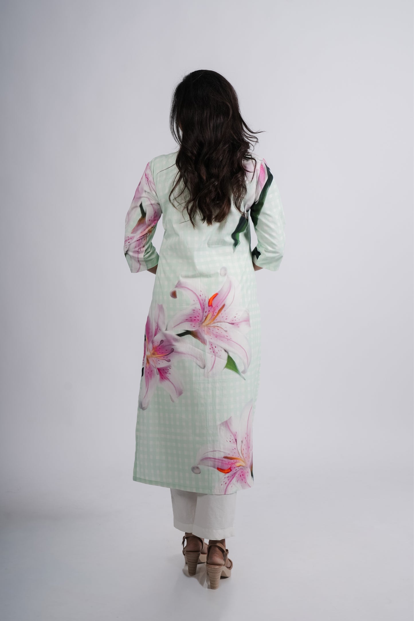 Janet tunic- Mint Print