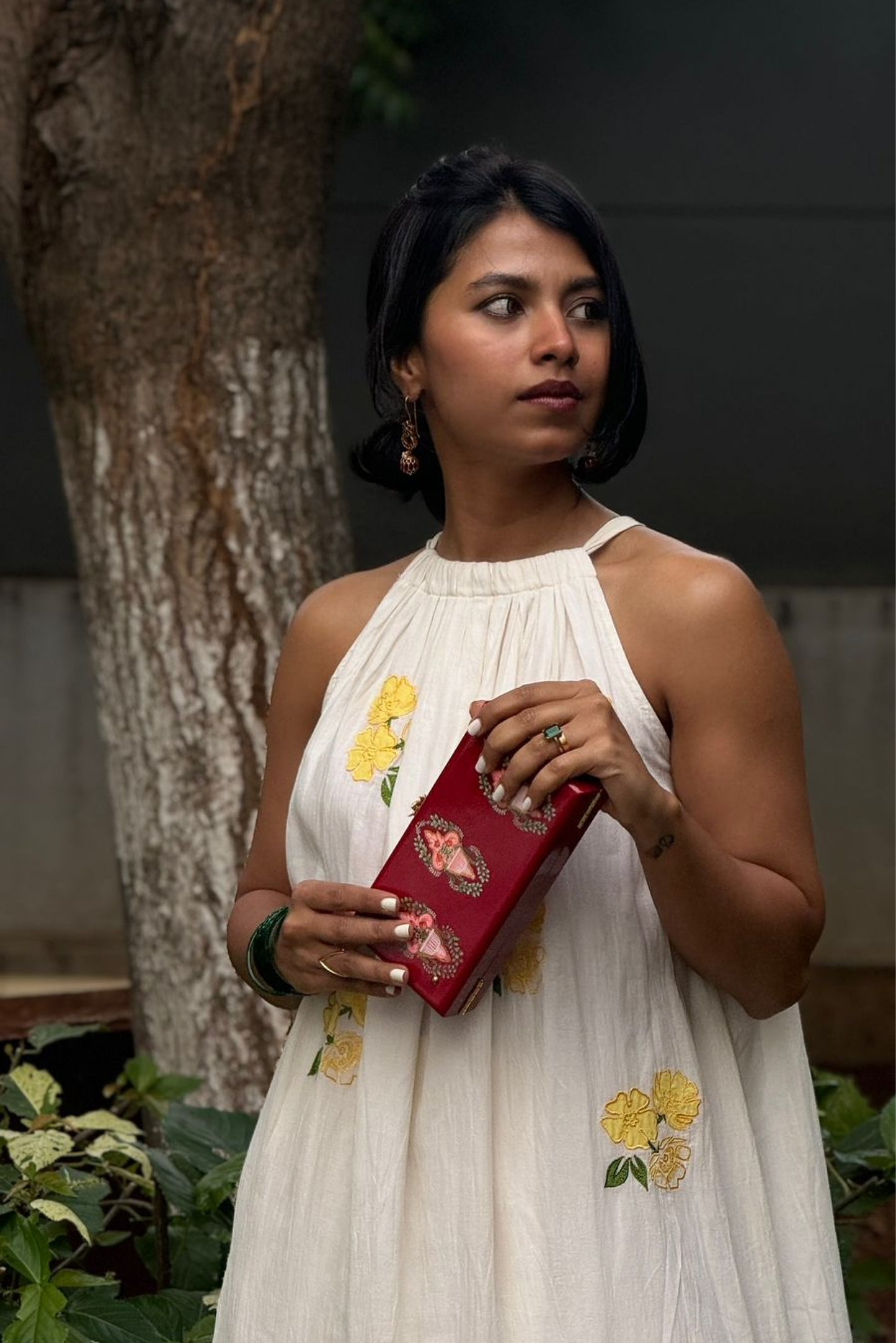 Esther Dress- Floral embroidery