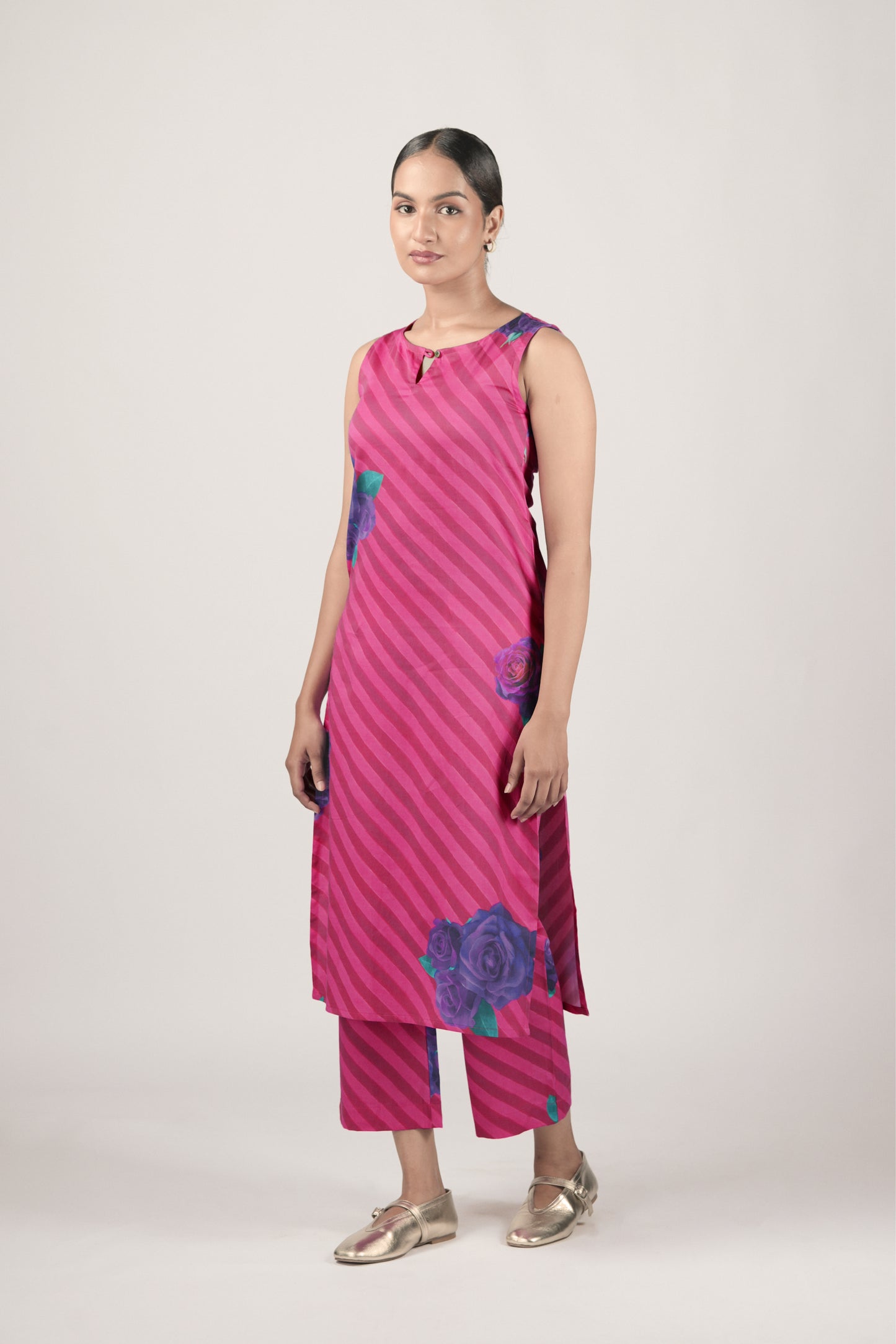 Lola Co-ord set- Fuchsia