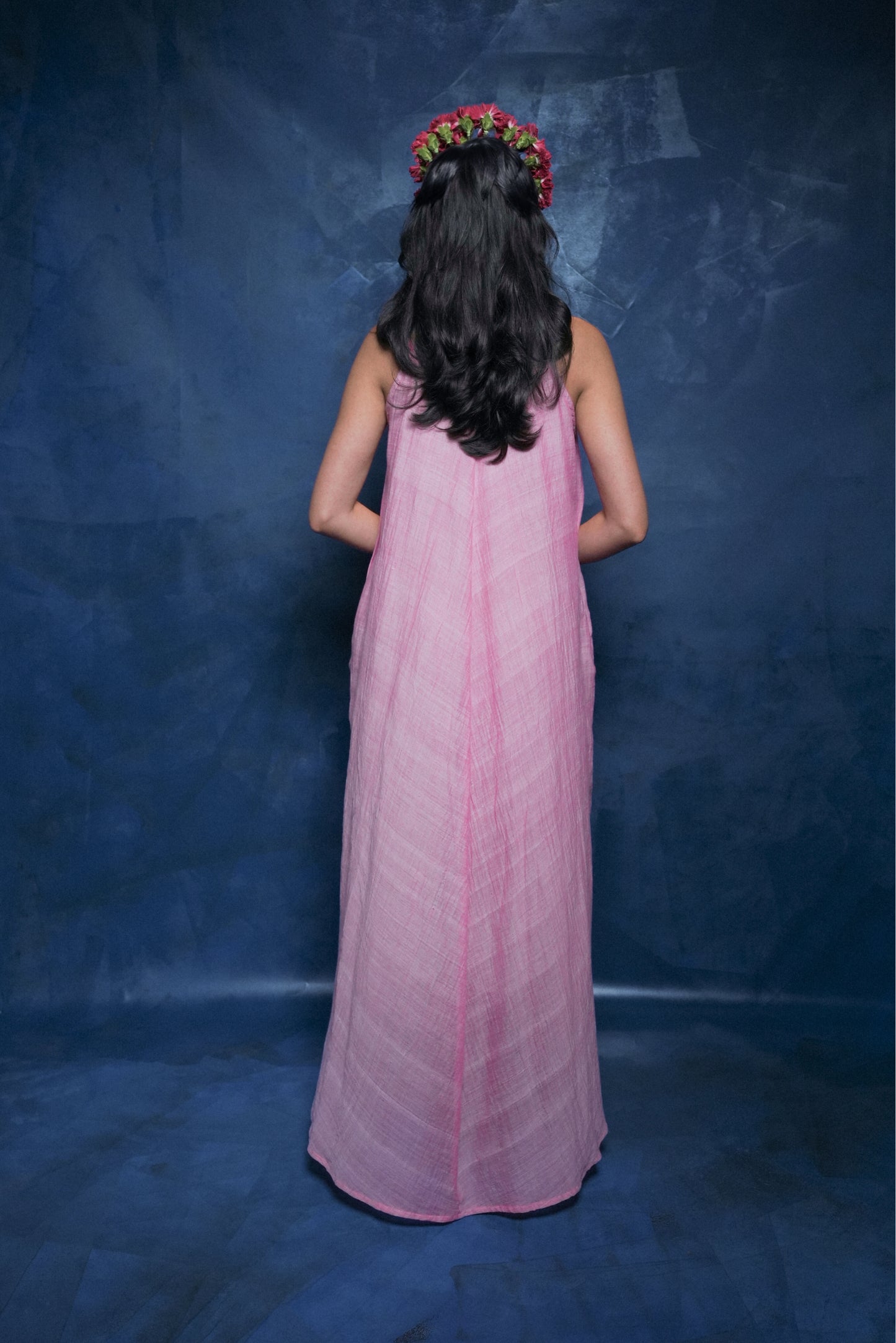 Handwoven Juliet Dress- Pink