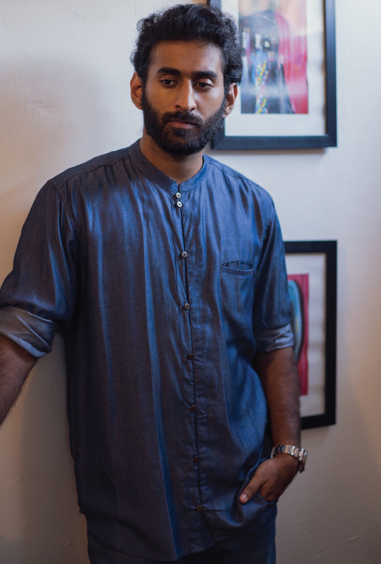 Handwoven Tencel Marko Shirt