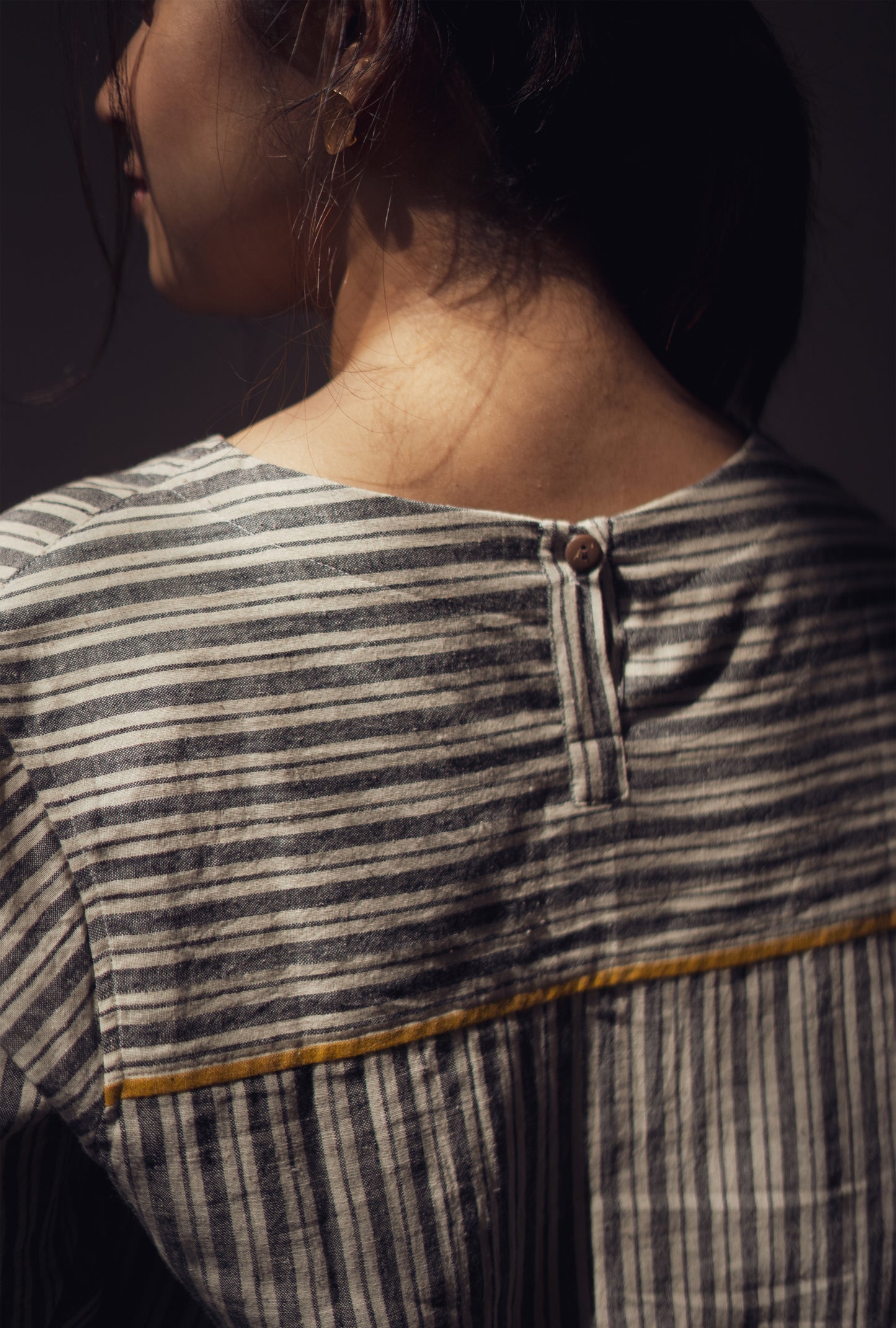 Handwoven Striped Lizza Dress