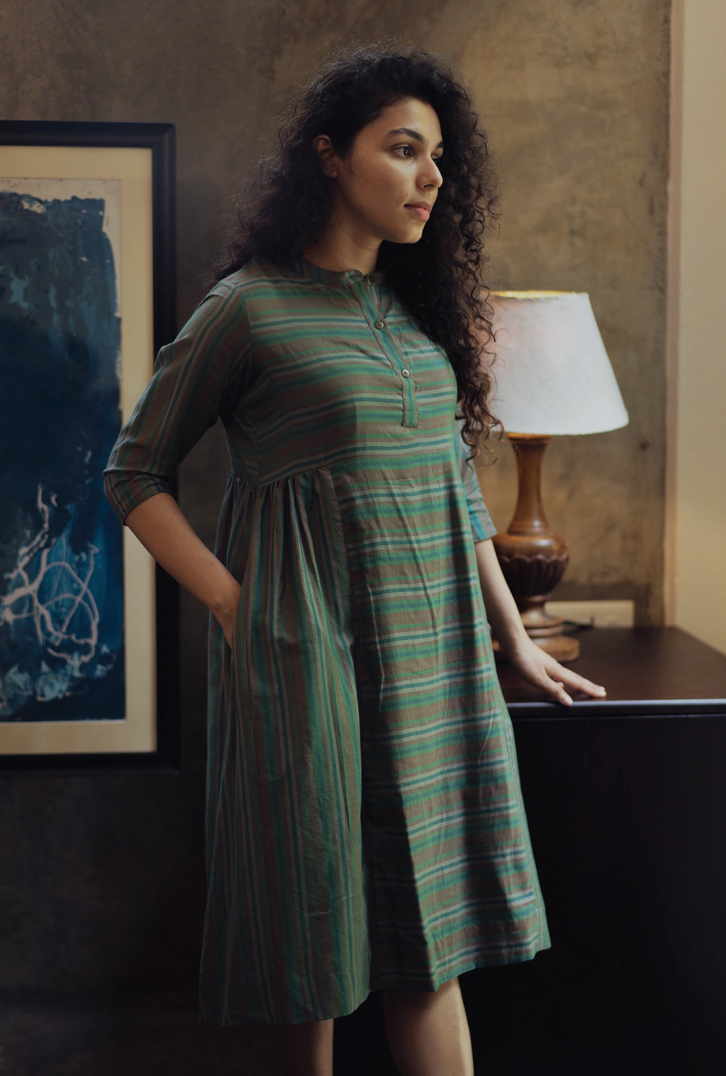 Handwoven Silk Ciana Dress