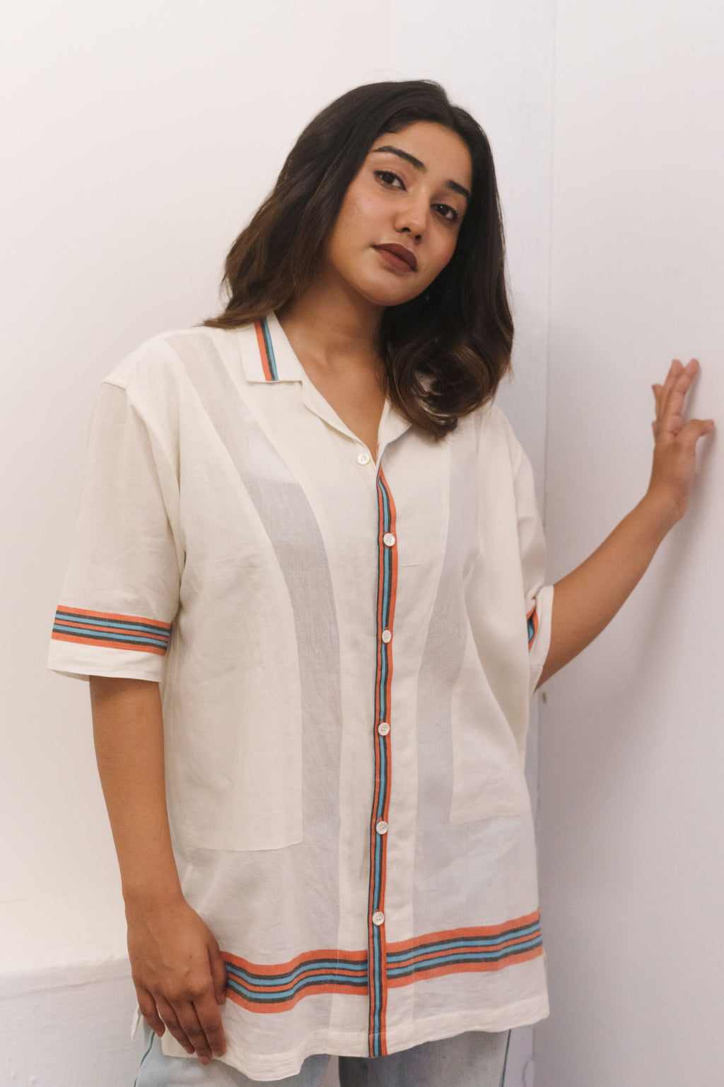 Panelled Etro Camp Shirt