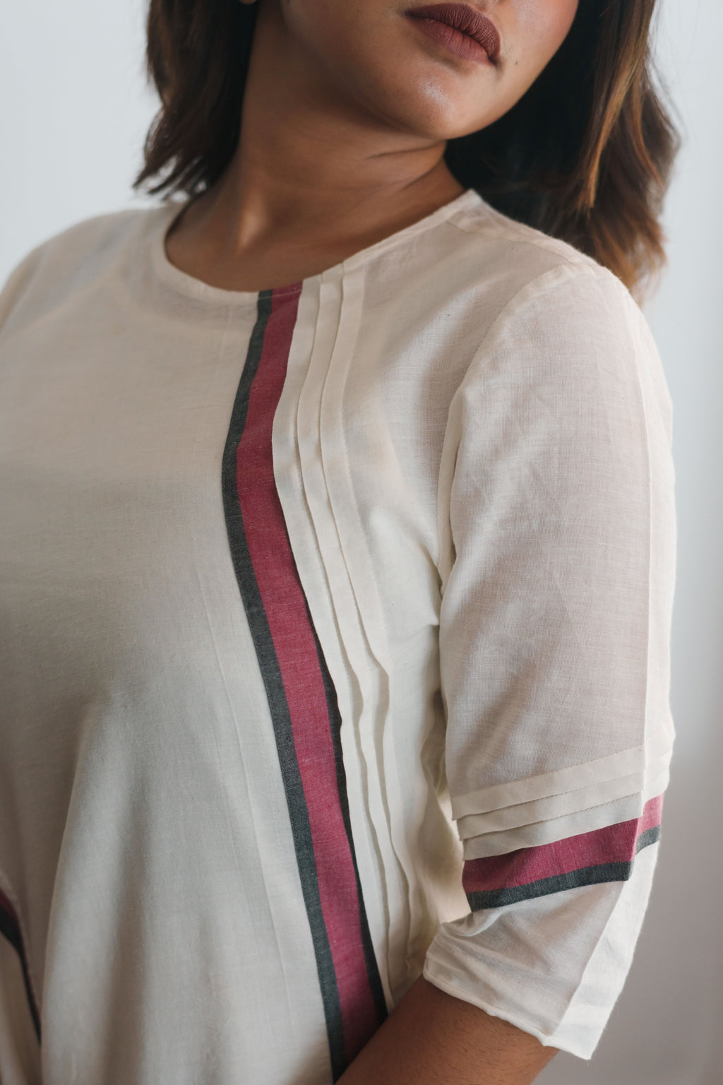 Red Striped Nora Dress