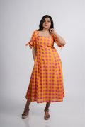 Hailey Dress in Handwoven Checks