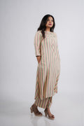 Janice Tunic in Handwoven Stripes