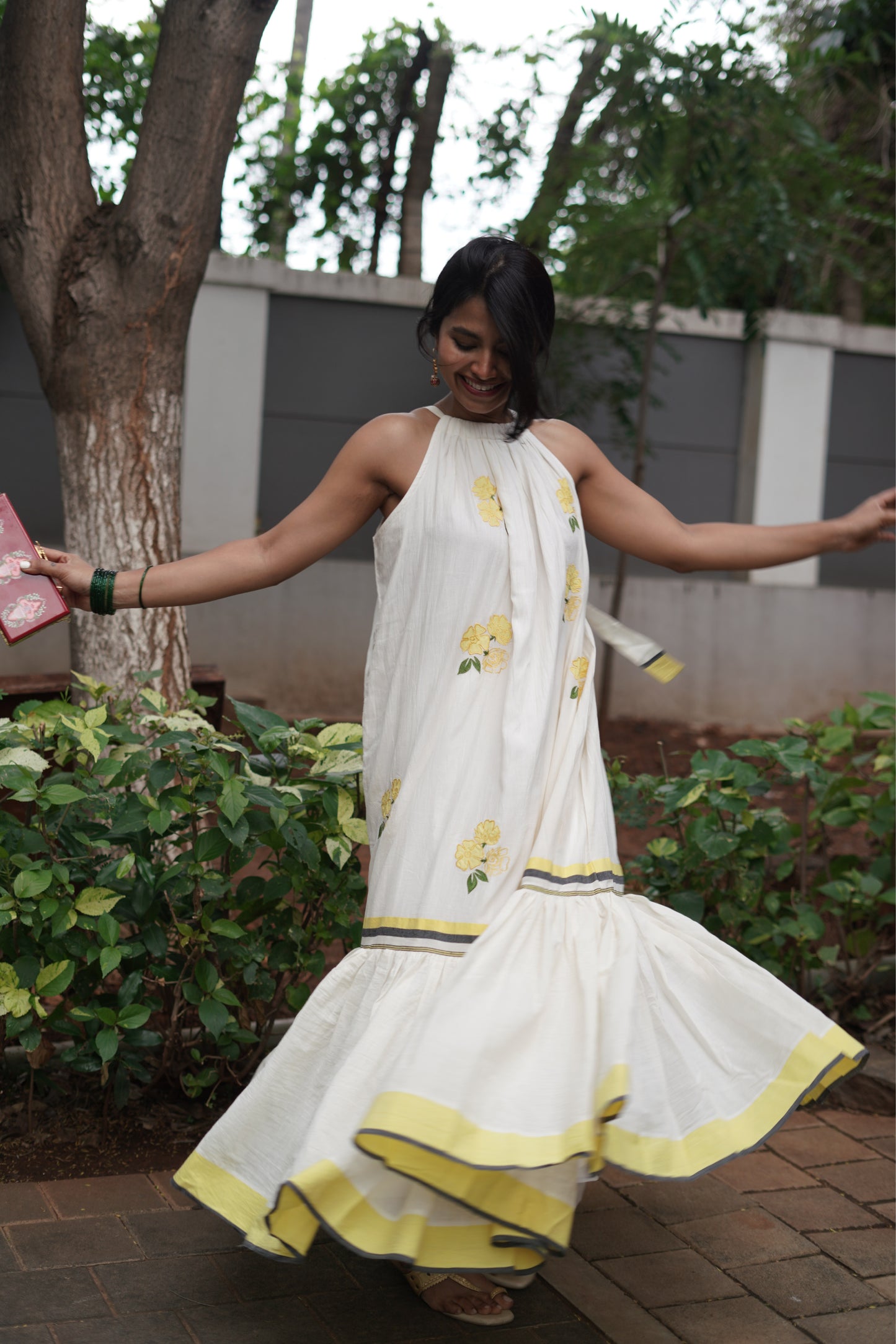 Esther Dress- Floral embroidery