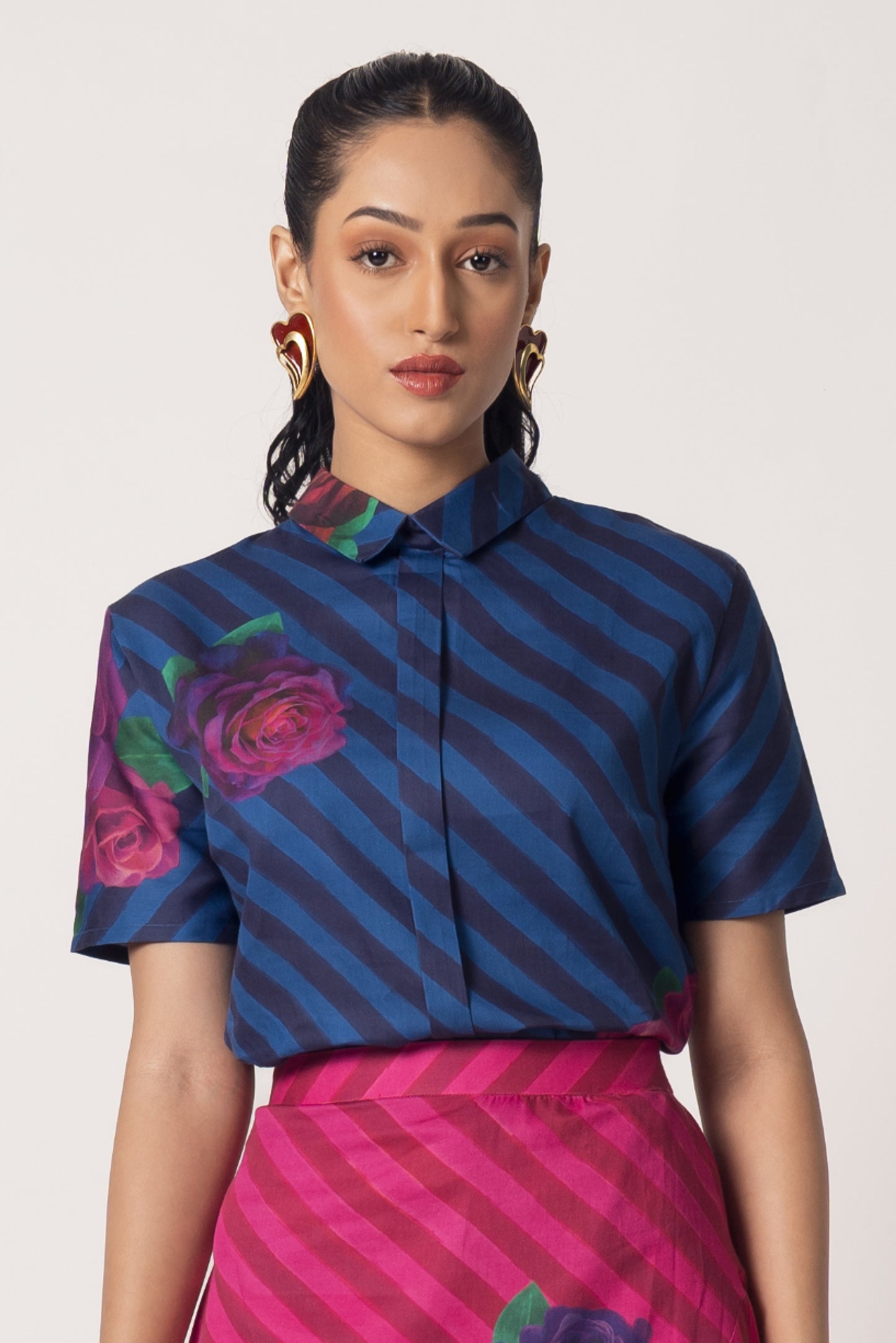 Roza Top- Royal Blue