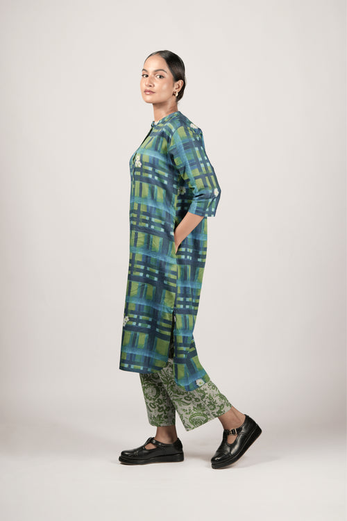 Bella Tunic- Multi Plaid
