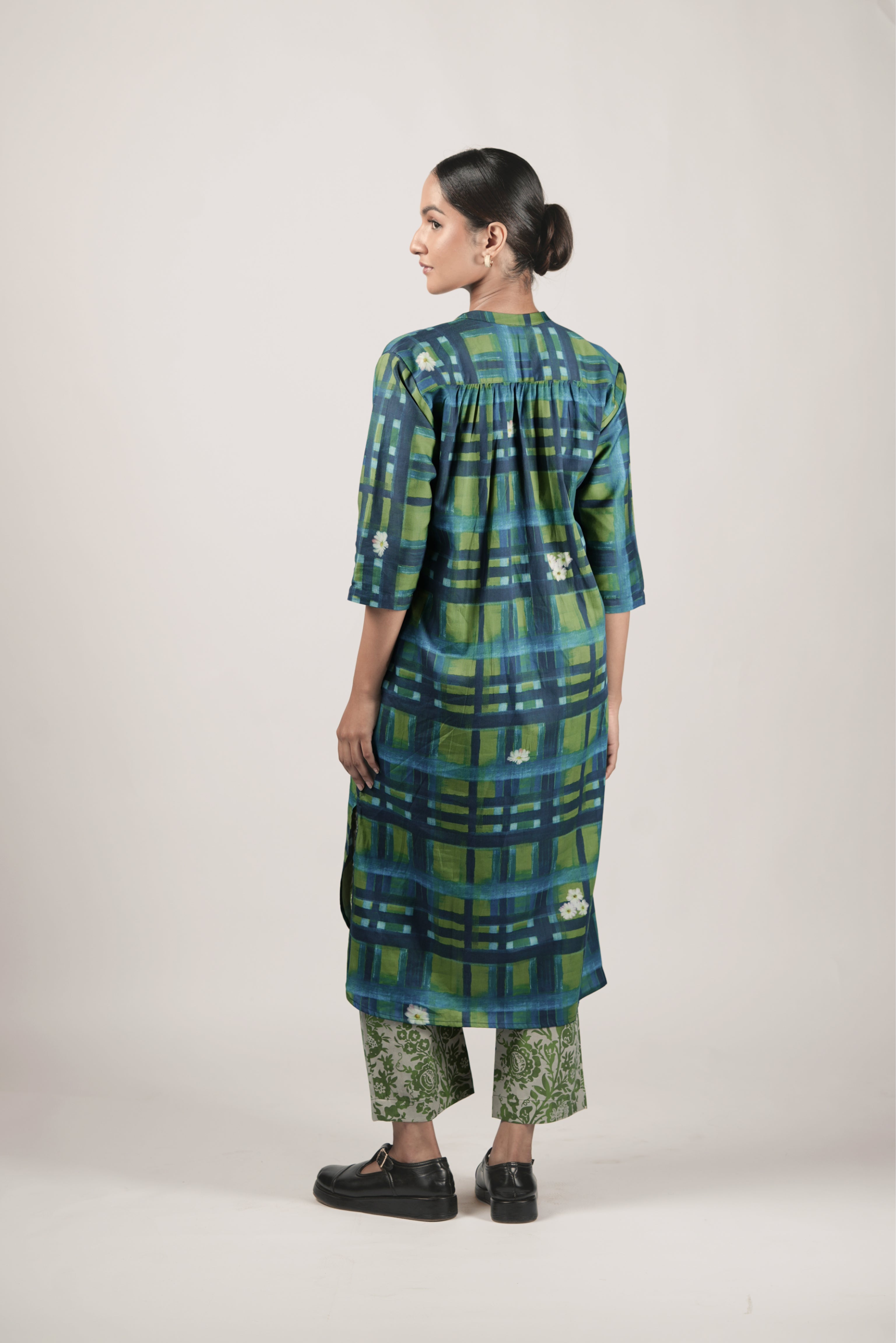 Bella Tunic- Multi Plaid