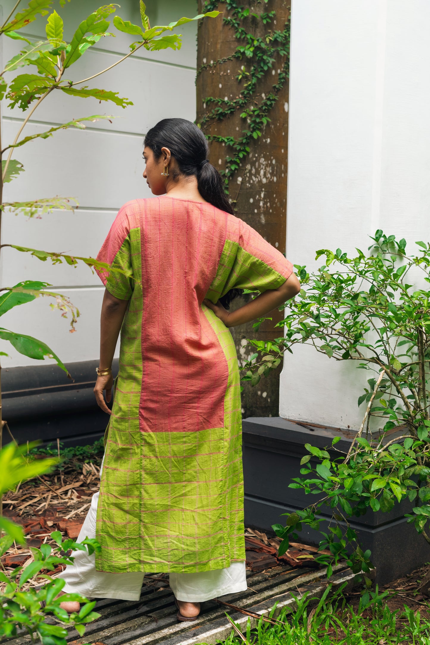 Handwoven Panelled Colene Tunic