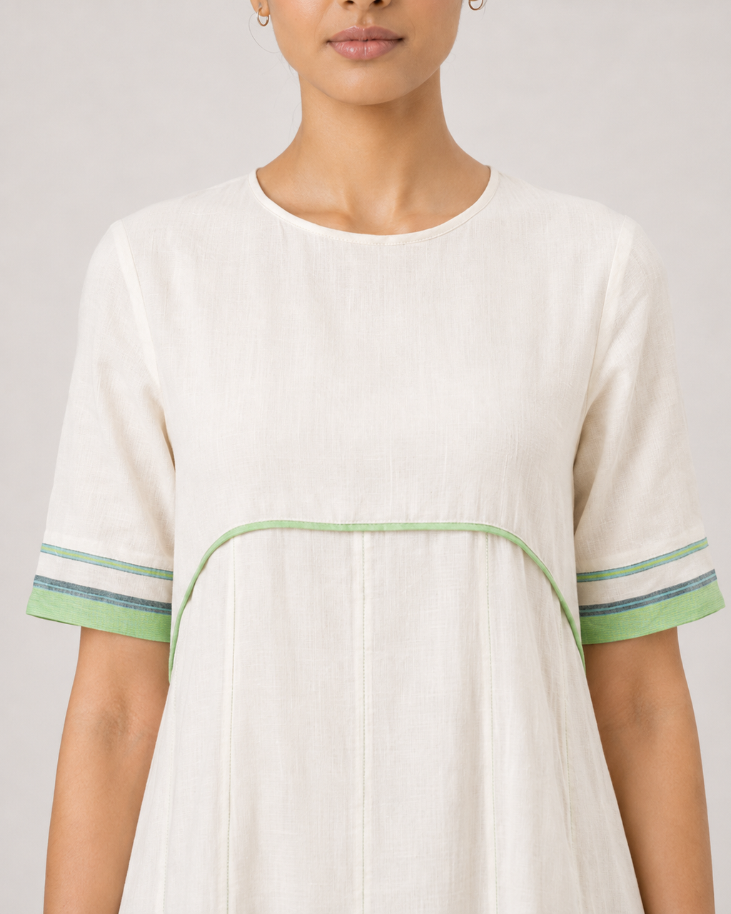 Eloise- Mint green stripes