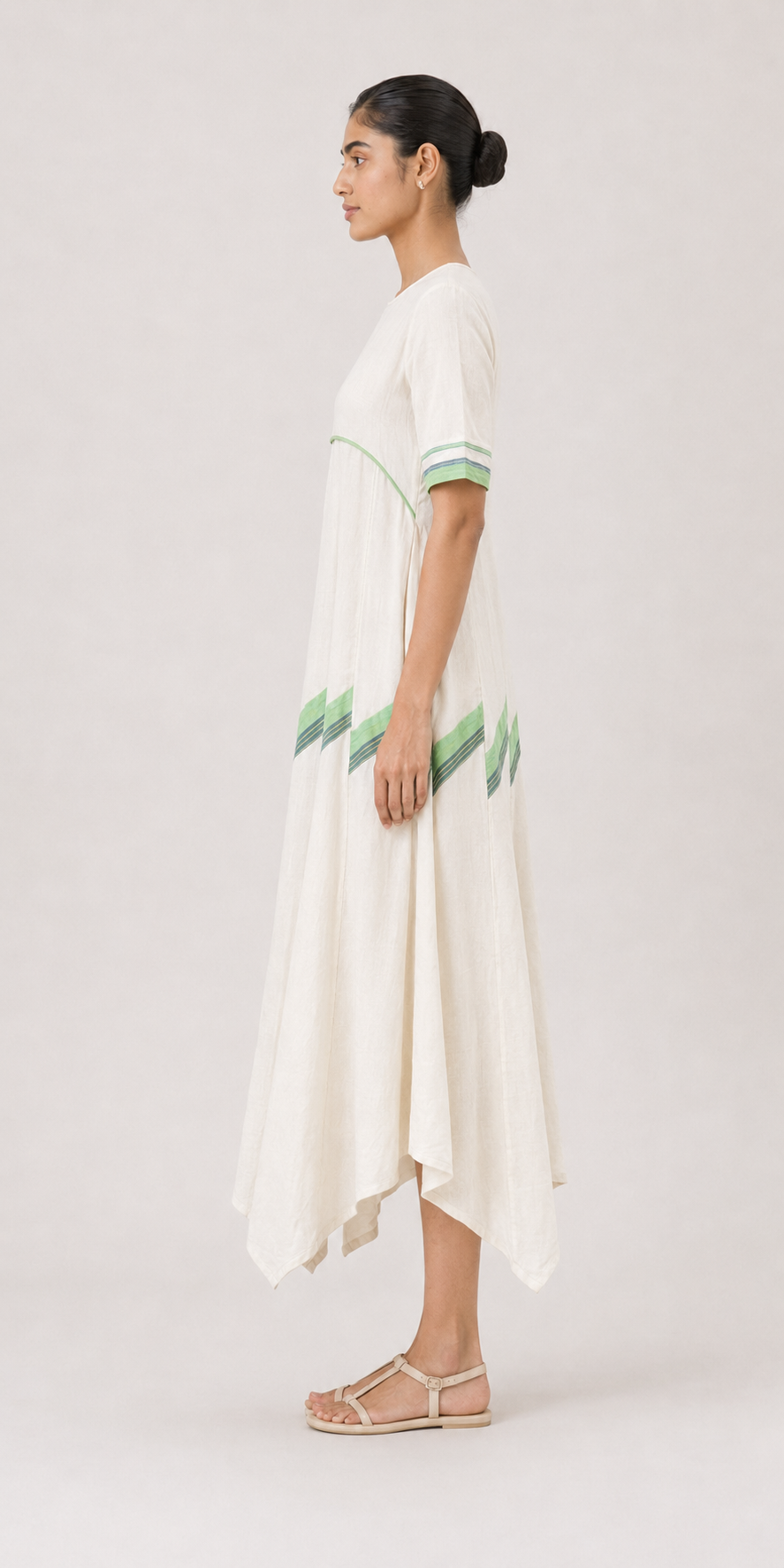 Eloise- Mint green stripes