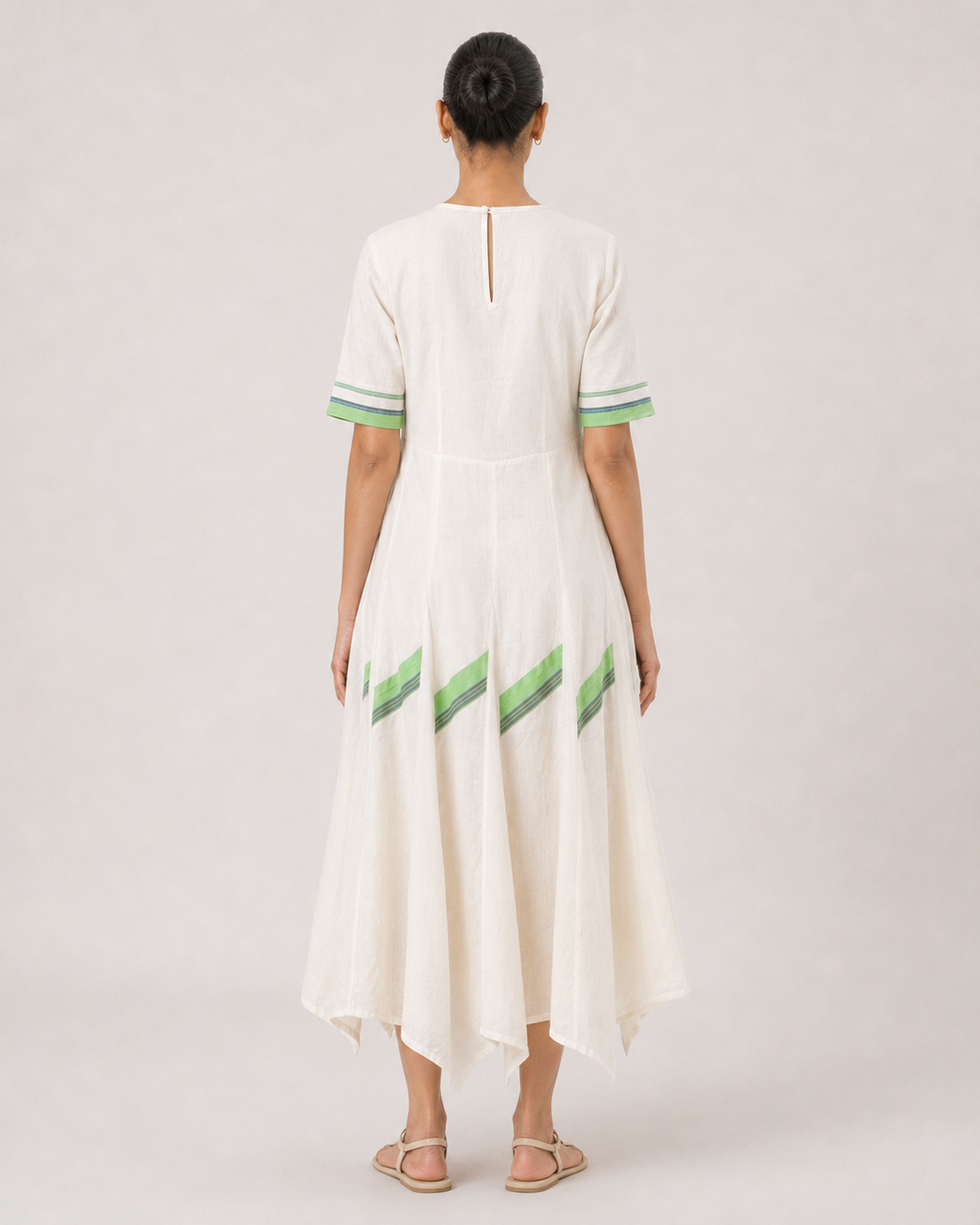 Eloise- Mint green stripes