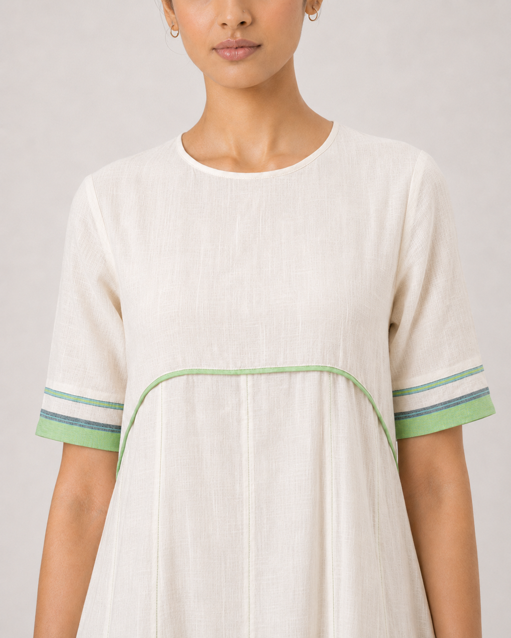 Eloise- Mint green stripes