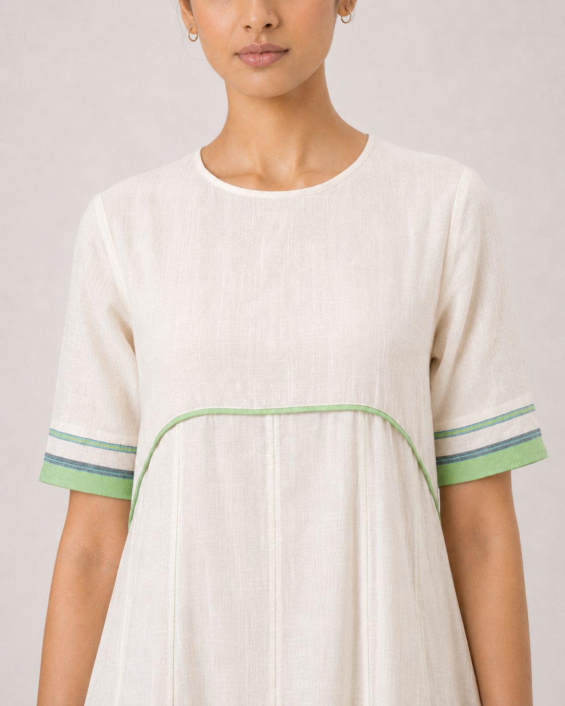 Eloise- Mint green stripes