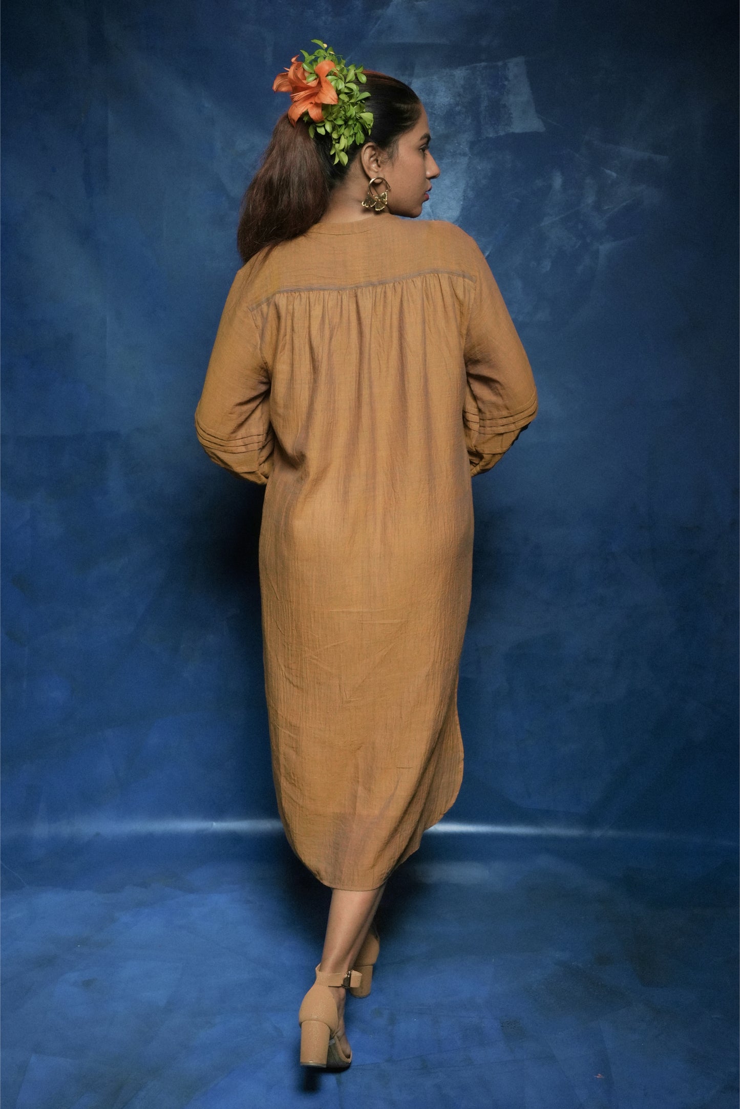 Handwoven Bella Tunic- Golden Yellow