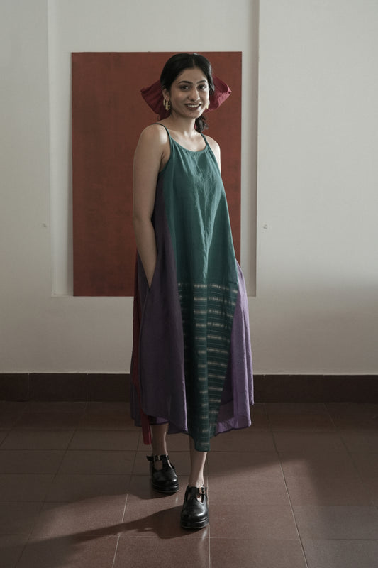 Handwoven Zari Jennis Dress