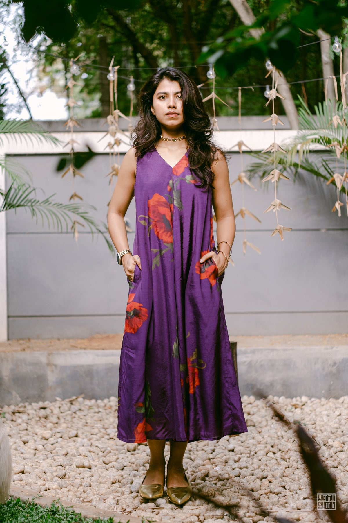 Ruby Dress- Violet Poppy