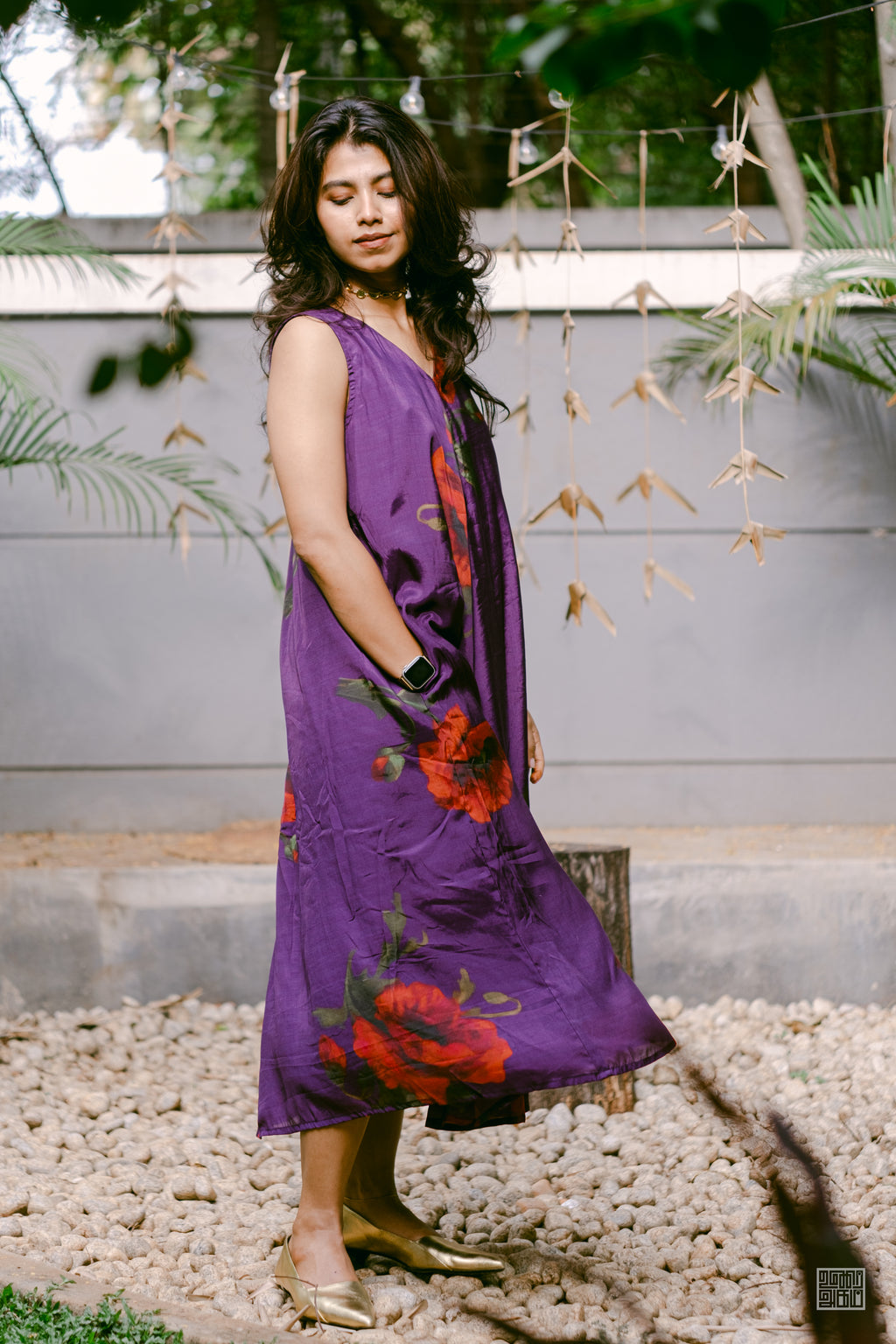 Ruby Dress- Violet Poppy