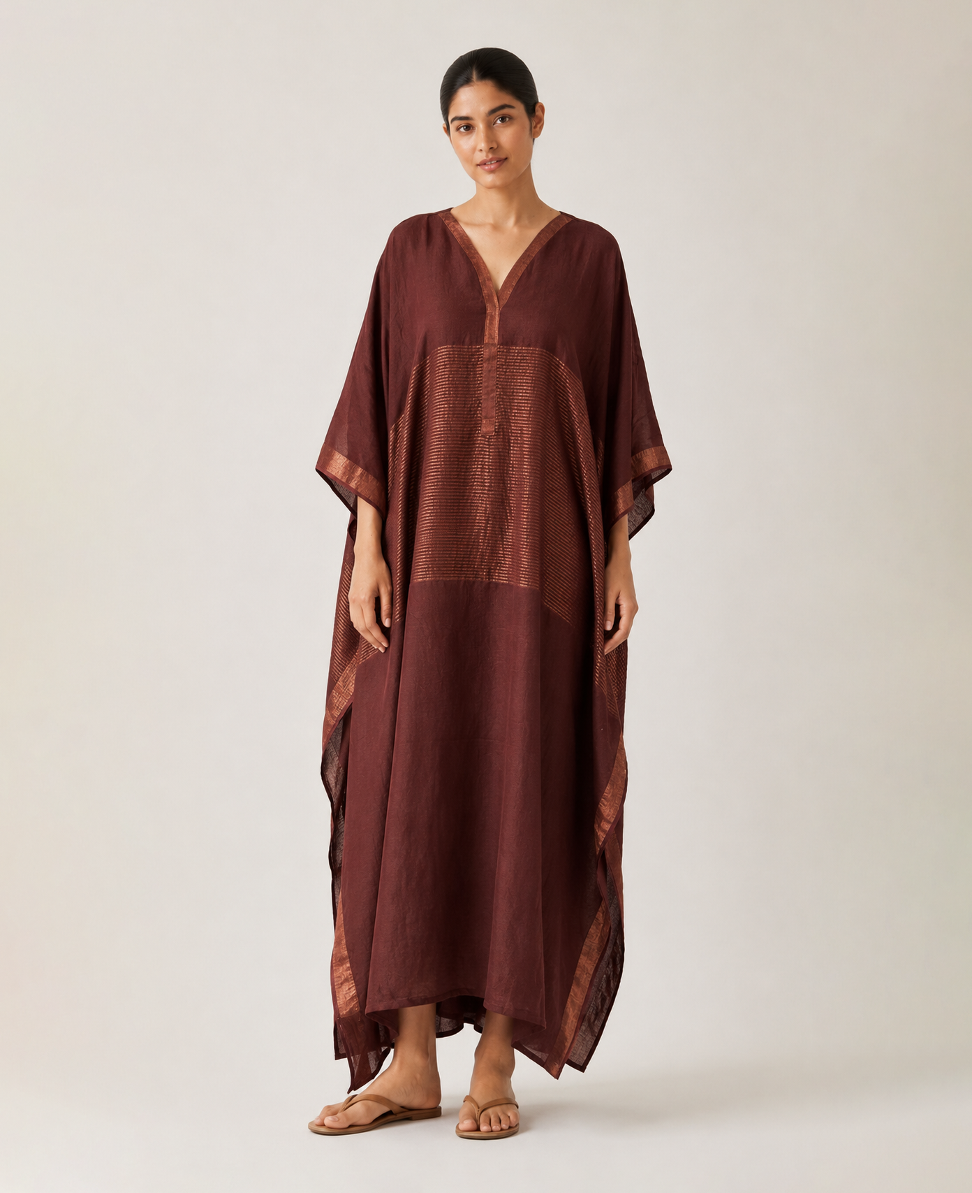 Lovedale Kaftan- Brown