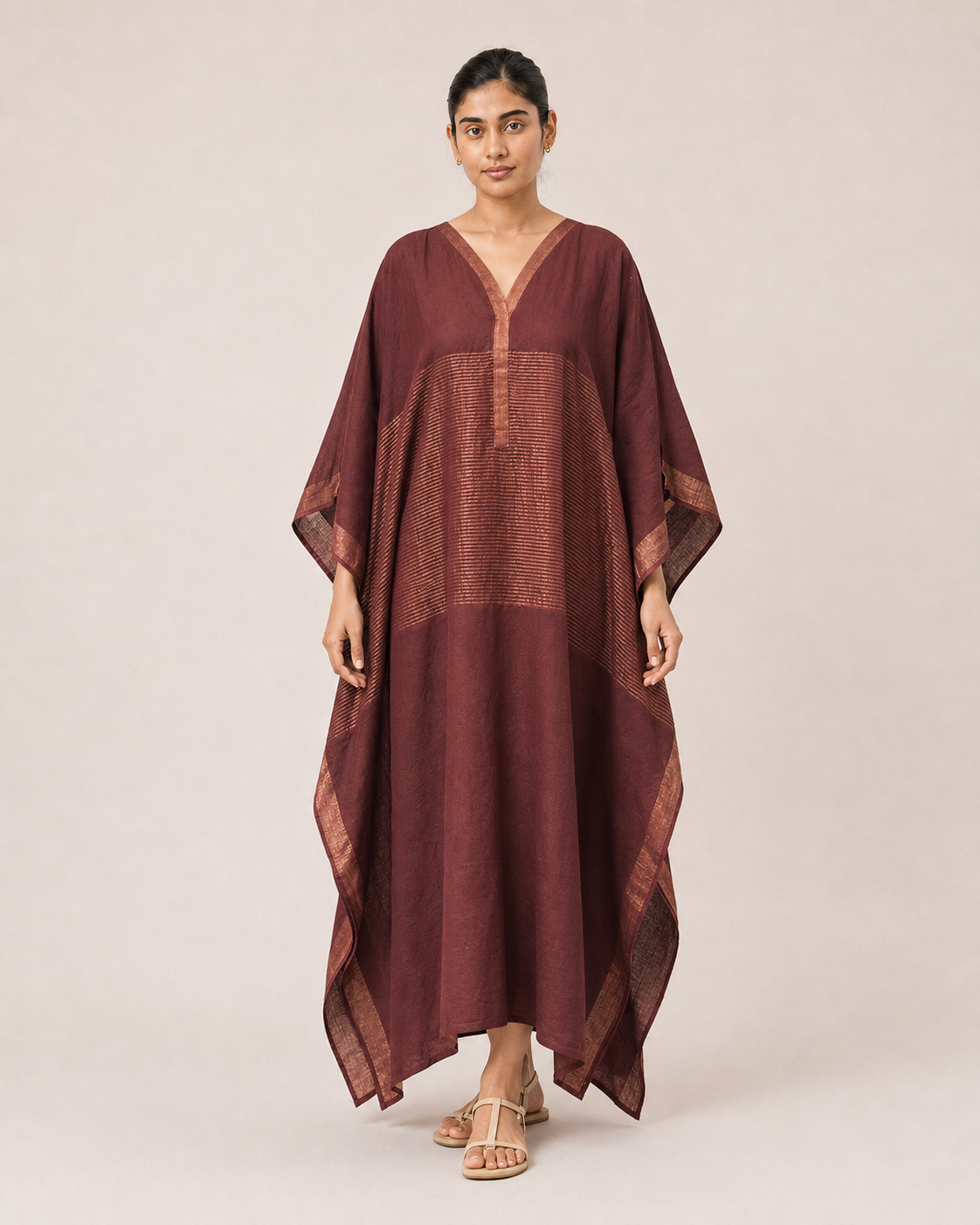 Lovedale Kaftan- Brown