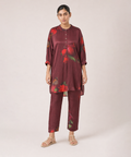 Reuben Co-ord set- Burgundy Print