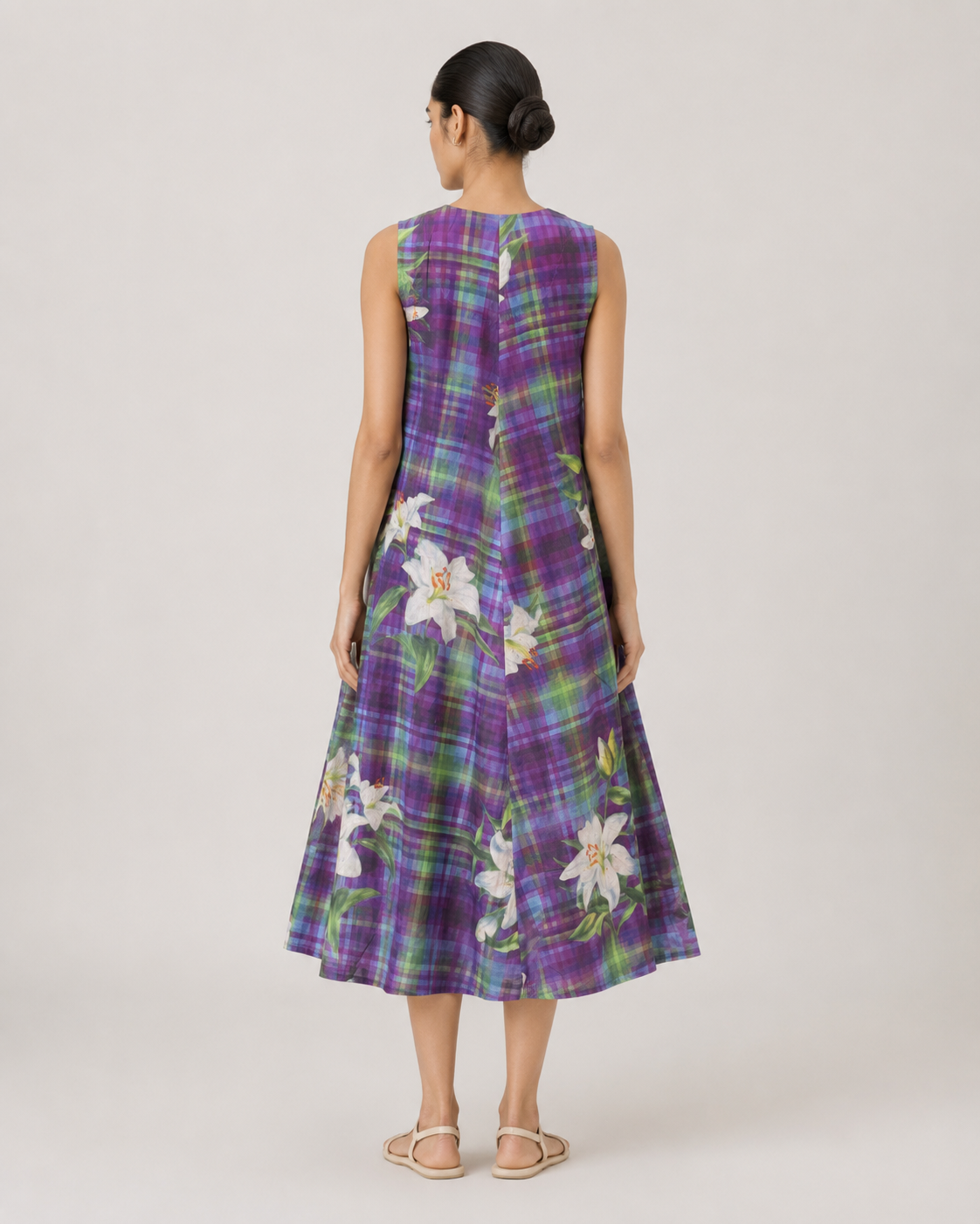 Ruby Dress- Violet Check
