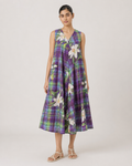 Ruby Dress- Violet Check