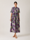 Tracy Dress- Violet Plaid