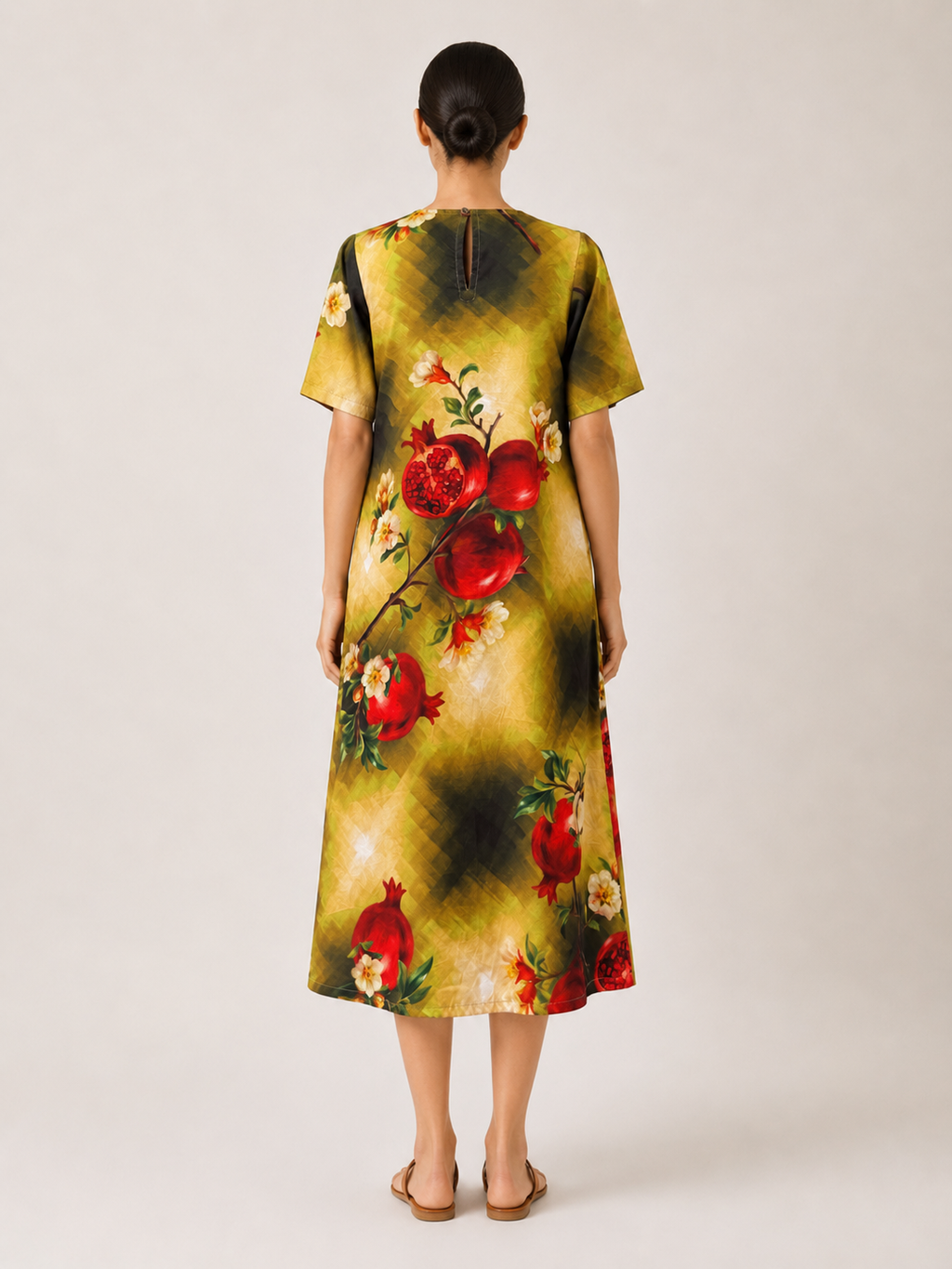 Yara Dress- Green Print