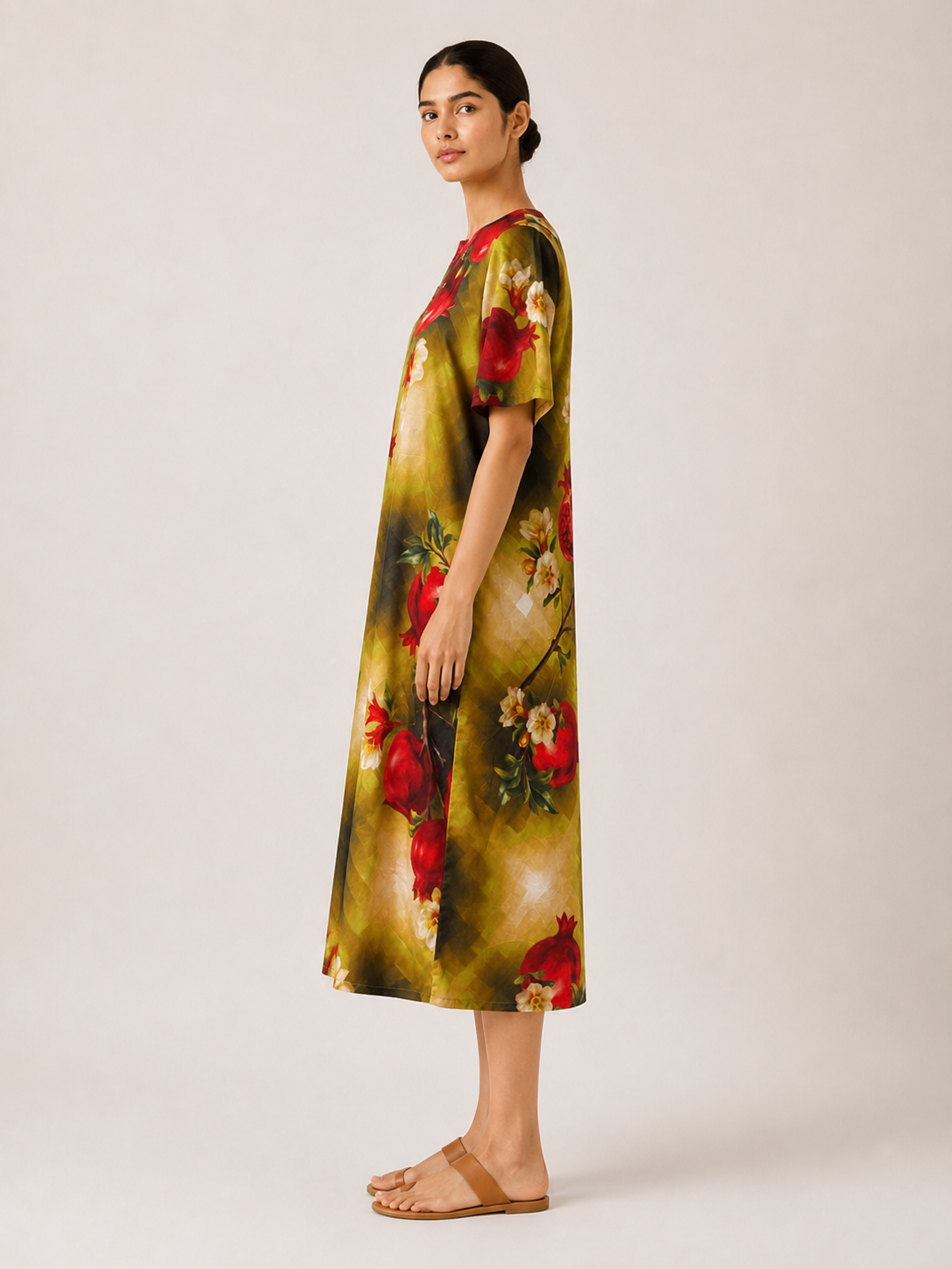 Yara Dress- Green Print