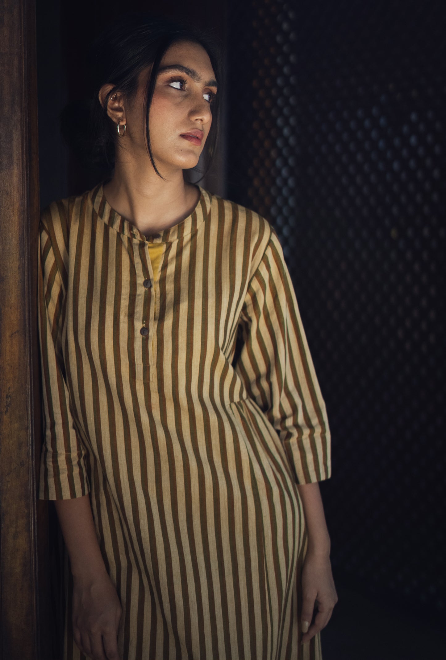 Handwoven Stripe Ciana Dress